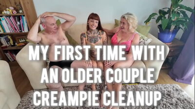 TEEN REDHEADS FIRST TIME WITH OLDER COUPLE CREAMPIE CLEANUP