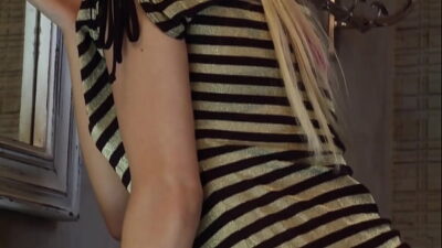 Footjob Leads To A Deep Fuck Against The Sink For This Cute Blonde SQF